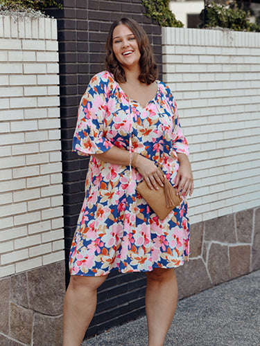 Women's Curve Plus Size Sleeved Dresses Australia