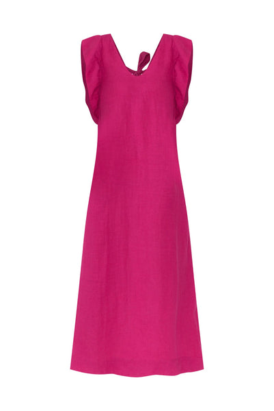 chinese dress ladies Fuchsia main image 1