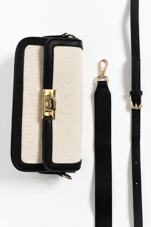 Abel Black Contrast Crossbody Bag image 3