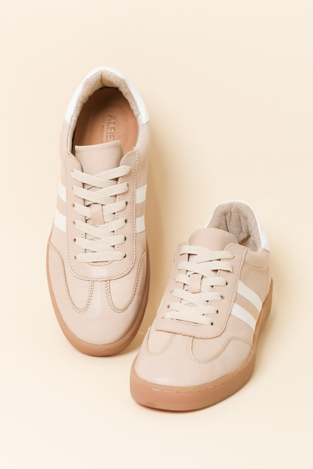 Aloha Beige Stripe Suede Sneaker image 2