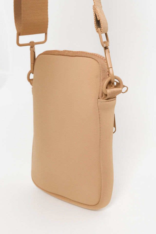 Andie Beige Neoprene Phone Bag