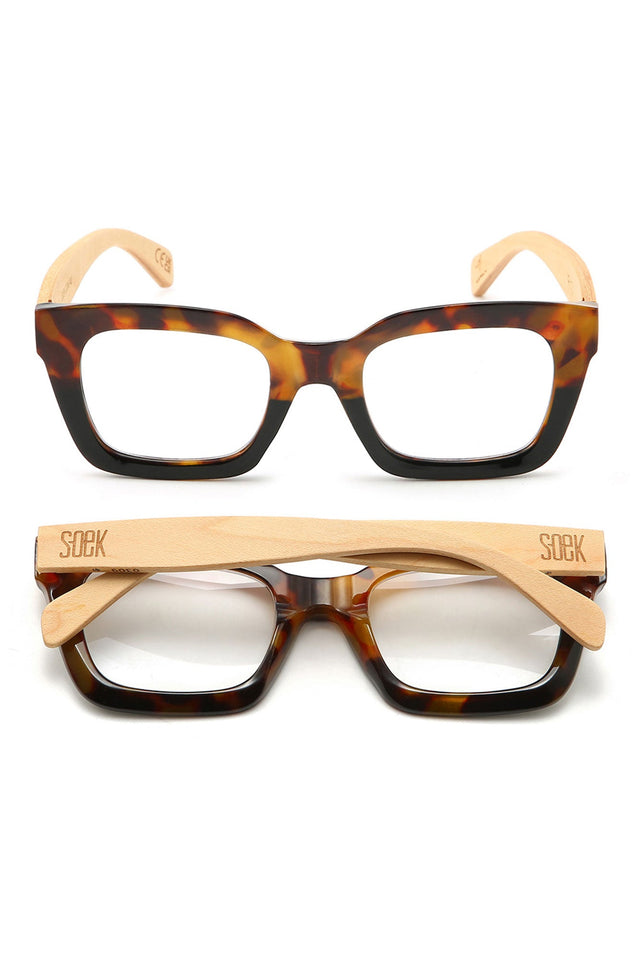 Aurelia Tortoiseshell Wooden Reading Glasses image 2