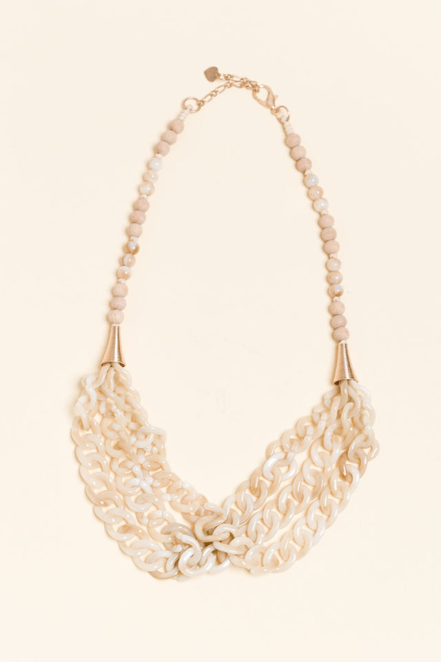 Avani Natural Beaded Layered Necklace
