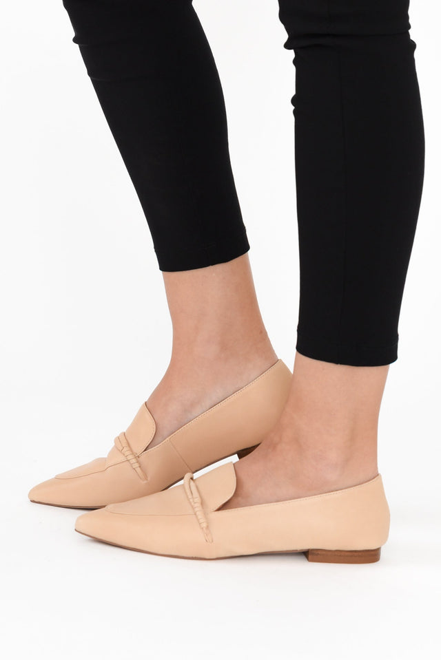 Avery Nude Leather Loafer image 5