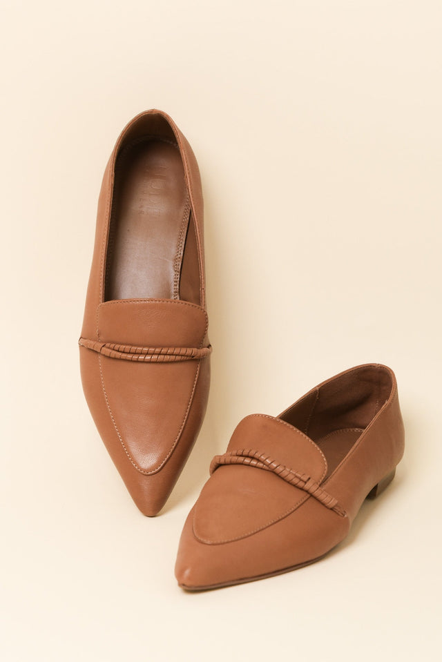 Avery Tan Leather Loafer image 2