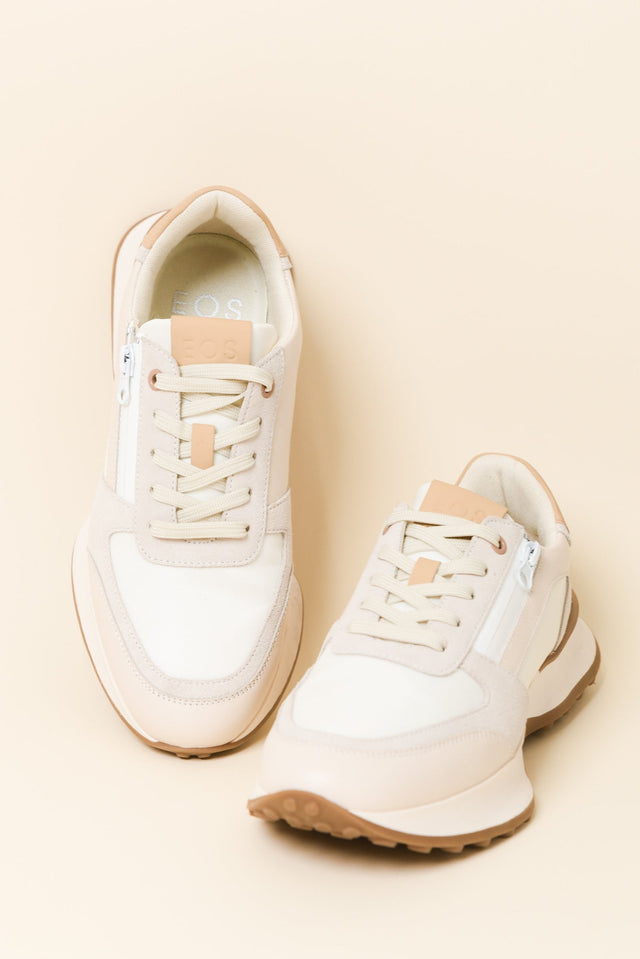 Blithe Cream Leather Sneaker