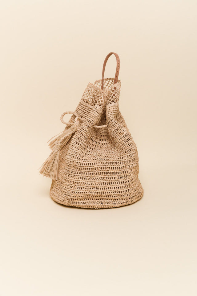 Bombo Natural Raffia Handbag