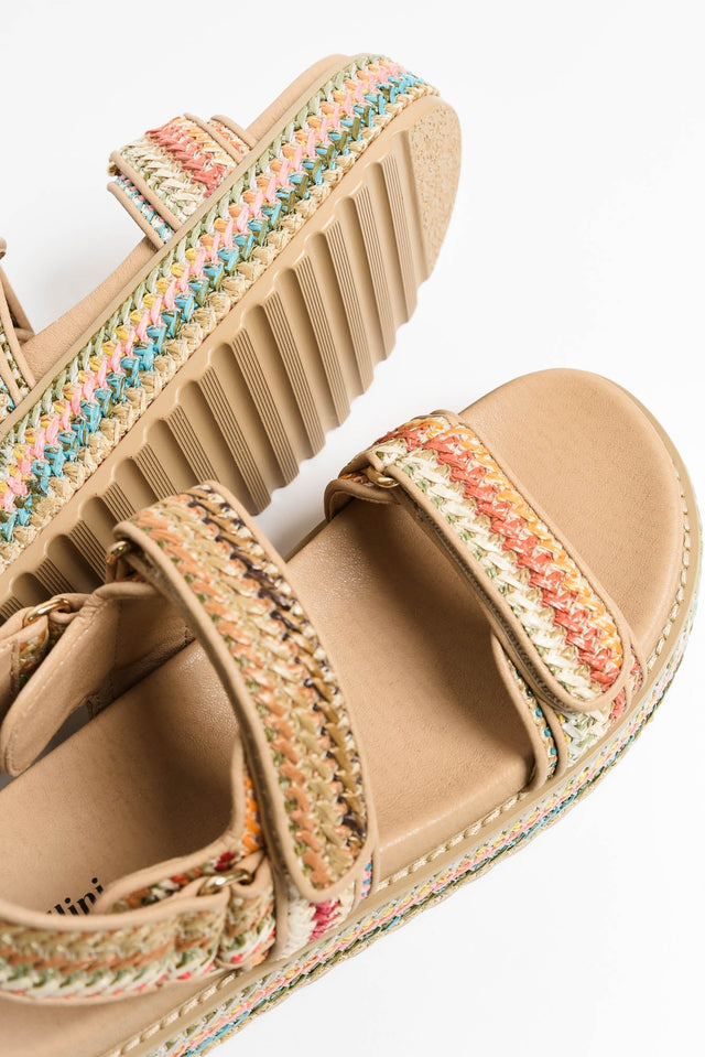 Bridgett Multi Leather Platform Sandal image 3