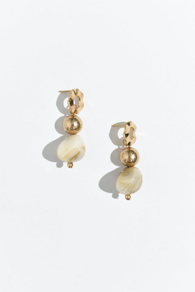 Brielle Gold Drop Earrings image 1