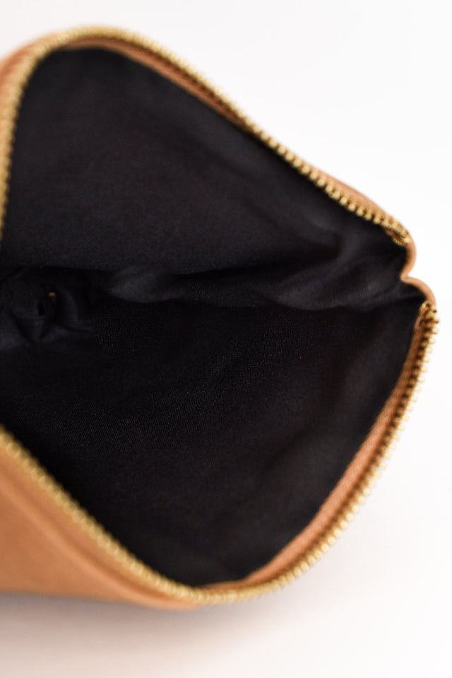 Brynn Camel Tassel Crossbody Bag image 3