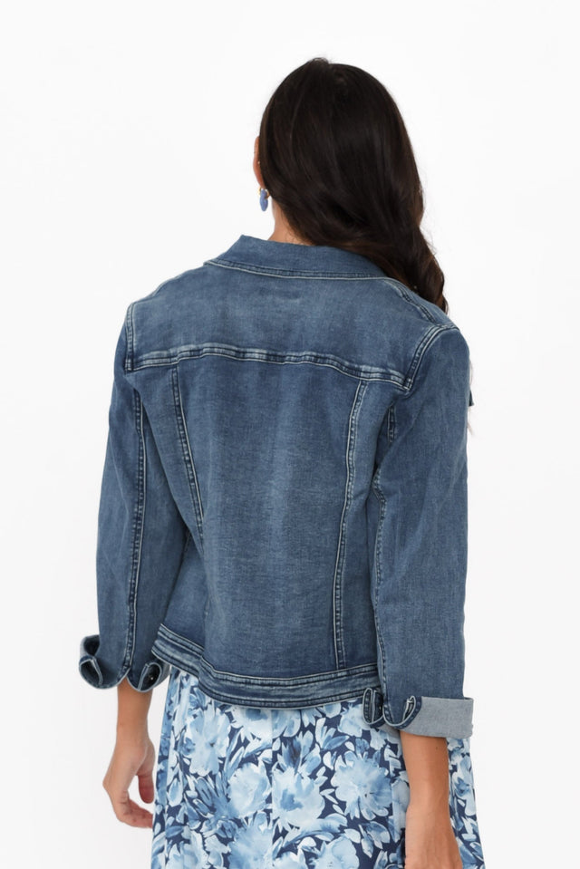 Camille Dark Denim Jacket image 7