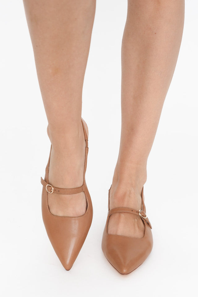 Candor Brandy Leather Slingback Heel image 5