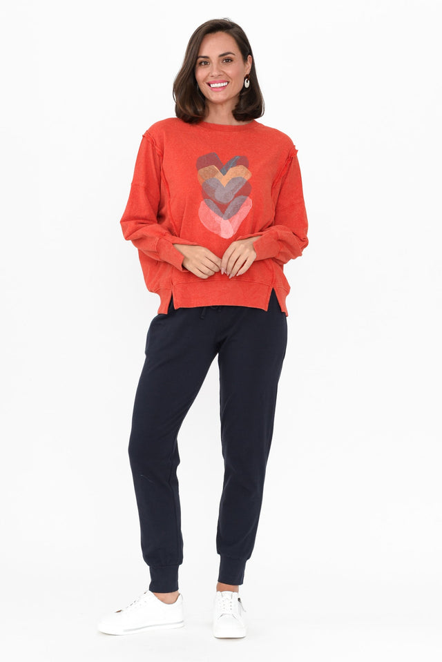 Navy Cotton Everyday Tie Sweatpants image 3