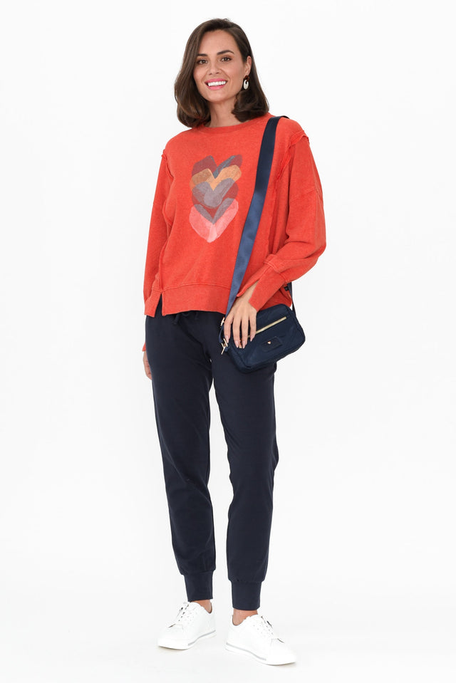 Navy Cotton Everyday Tie Sweatpants image 7