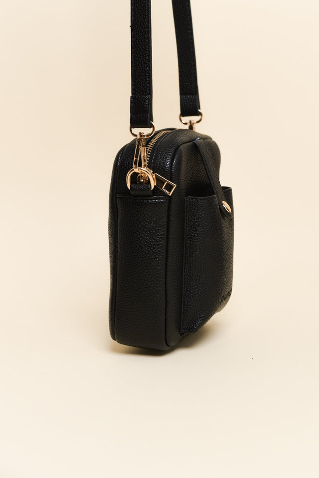 Charlie Black Crossbody Bag image 2