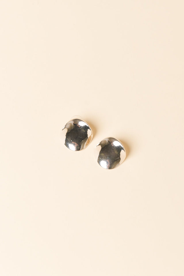 Chloe Silver Stud Earrings image 1