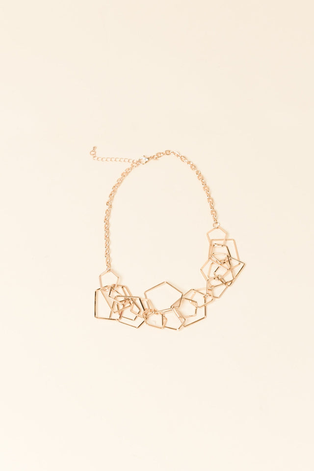 Coby Gold Geo Link Necklace image 1
