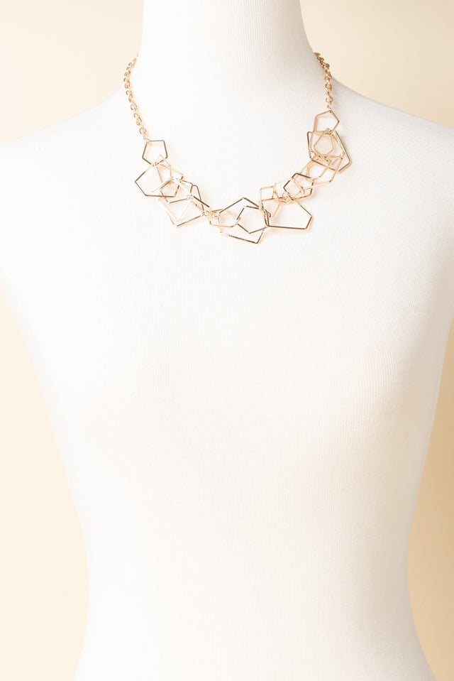 Coby Gold Geo Link Necklace image 2