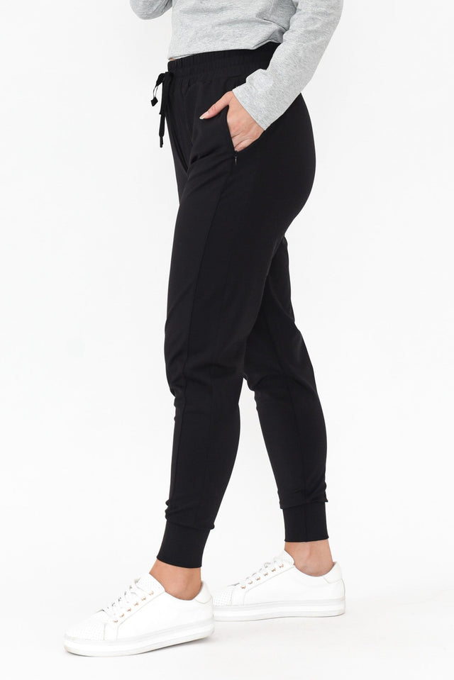 Collins Black Tie Jogger Pants