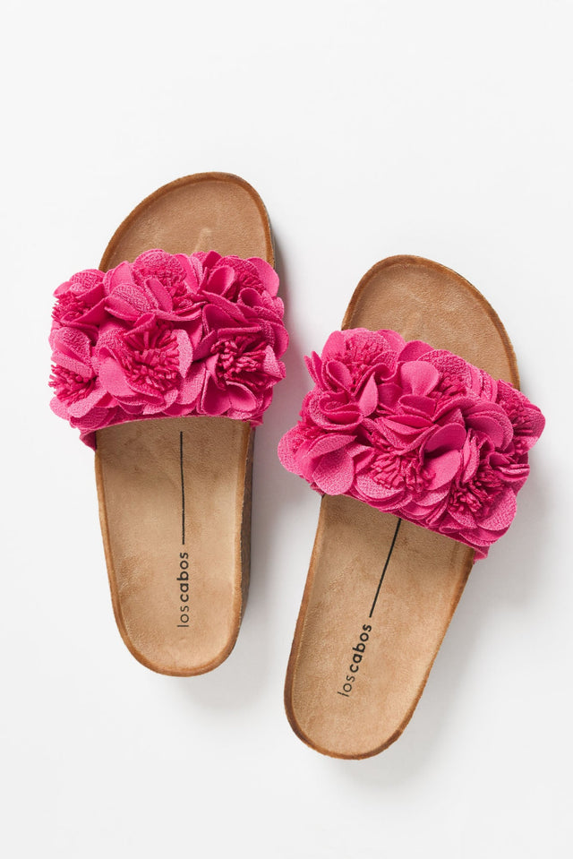 Corsage Hot Pink Flower Slide image 4