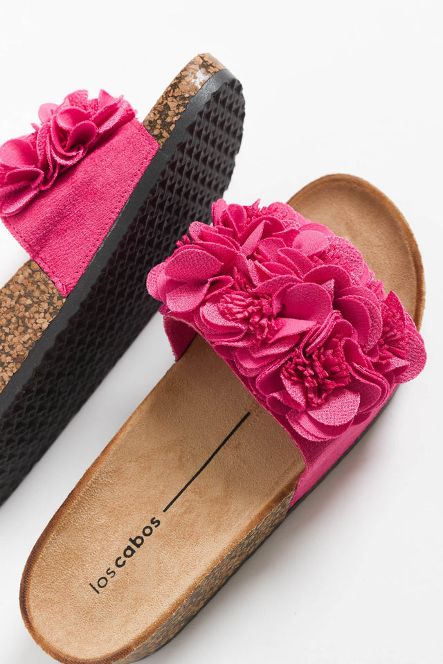 Corsage Hot Pink Flower Slide image 7