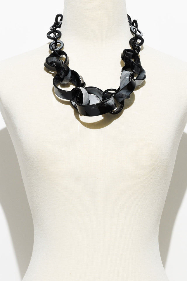 Denver Black Chain Necklace image 1