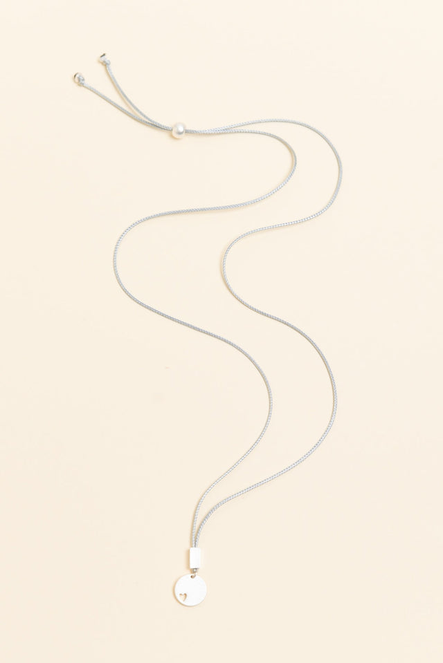 Donna Silver Heart Pendant Necklace