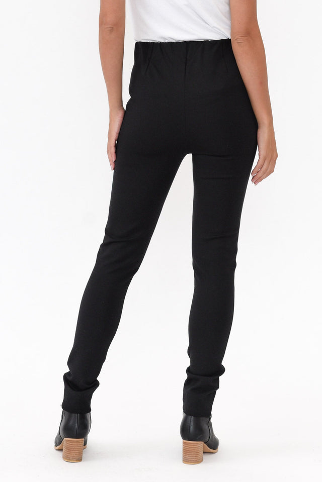Elsa Black Winter Ponte Pants image 5