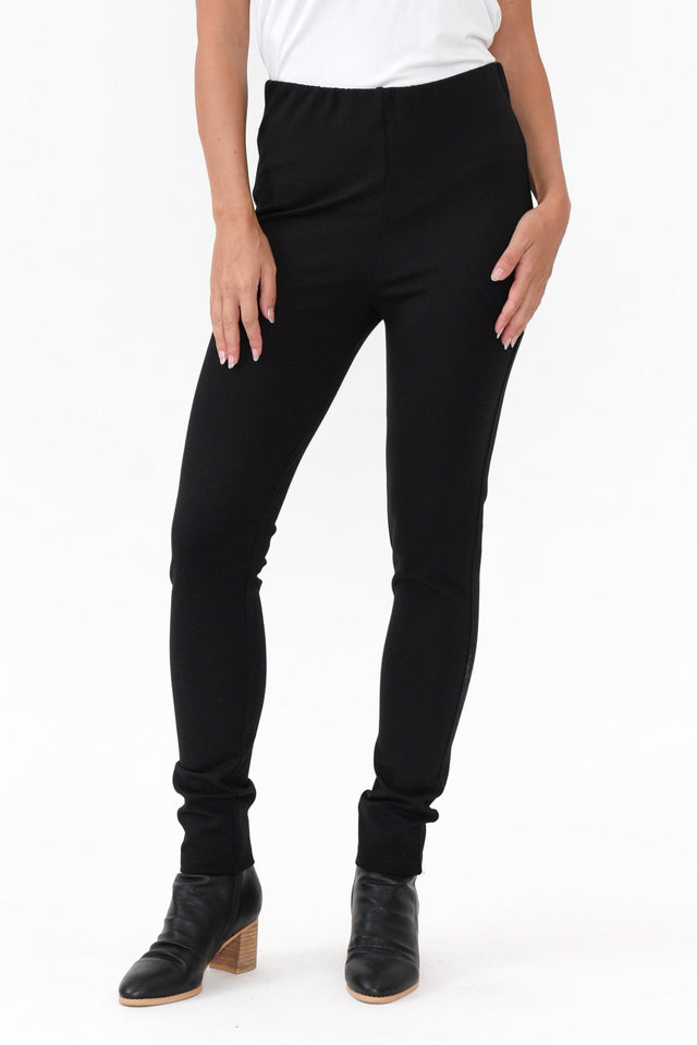 Elsa Black Winter Ponte Pants image 1