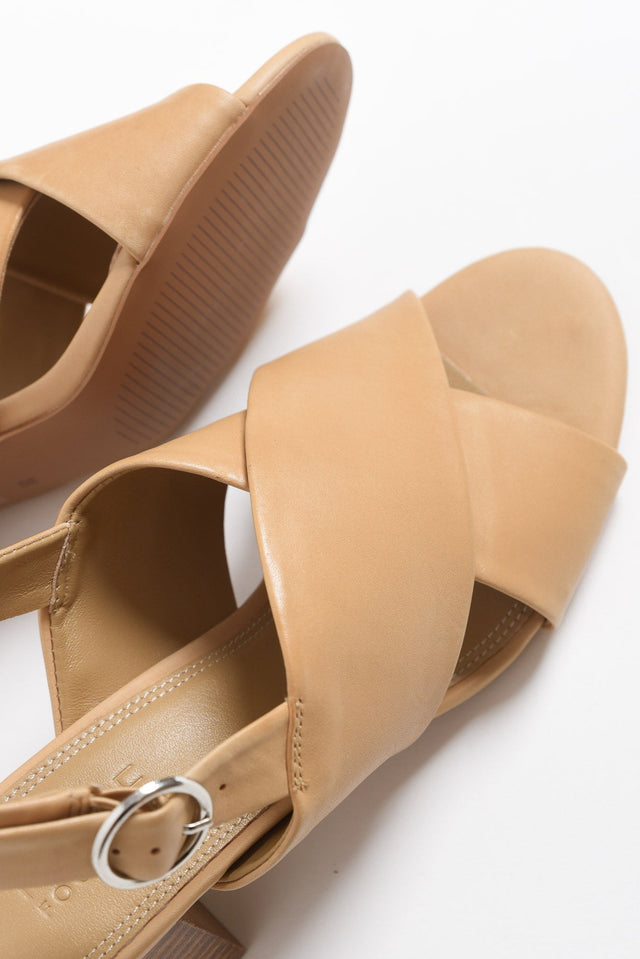 Emi Tan Leather Slingback Heel image 4