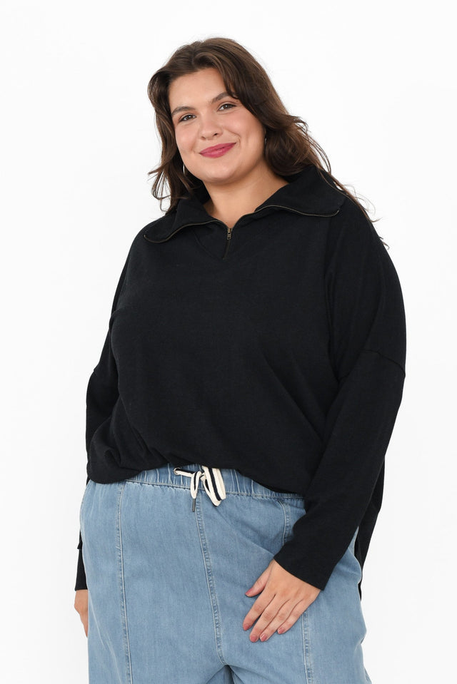 plus-size,curve-basics,curve-tops,plus-size-sleeved-tops,plus-size-cotton-tops,plus-size-basic-tops,plus-size-winter-clothing,plus-size-jumpers,alt text|model:Gabby image 8