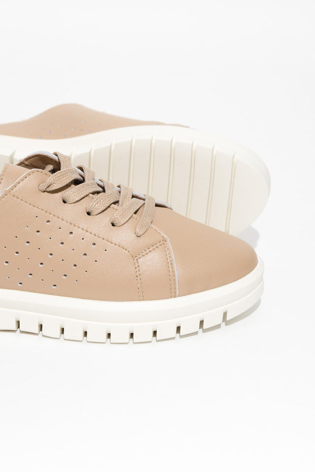 Exit Beige Leather Sneaker image 4