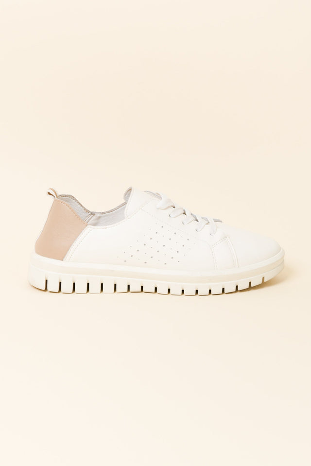 Exit White Leather Sneaker image 1