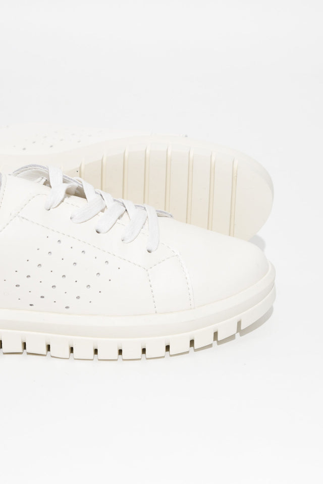 Exit White Leather Sneaker image 3
