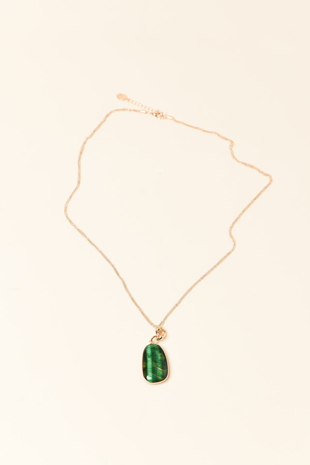 Fable Green Pendant Necklace image 1