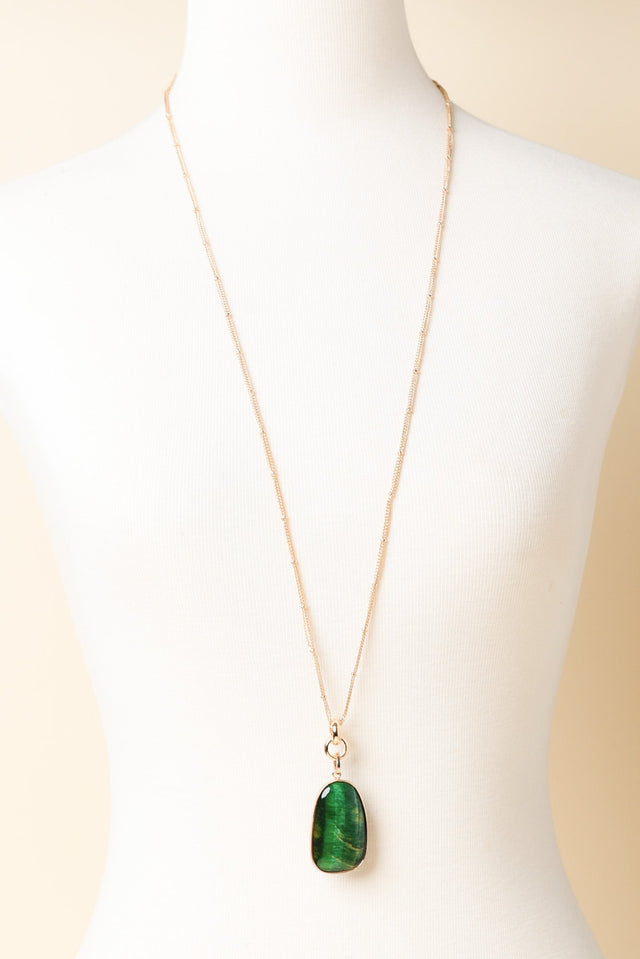 Fable Green Pendant Necklace image 2