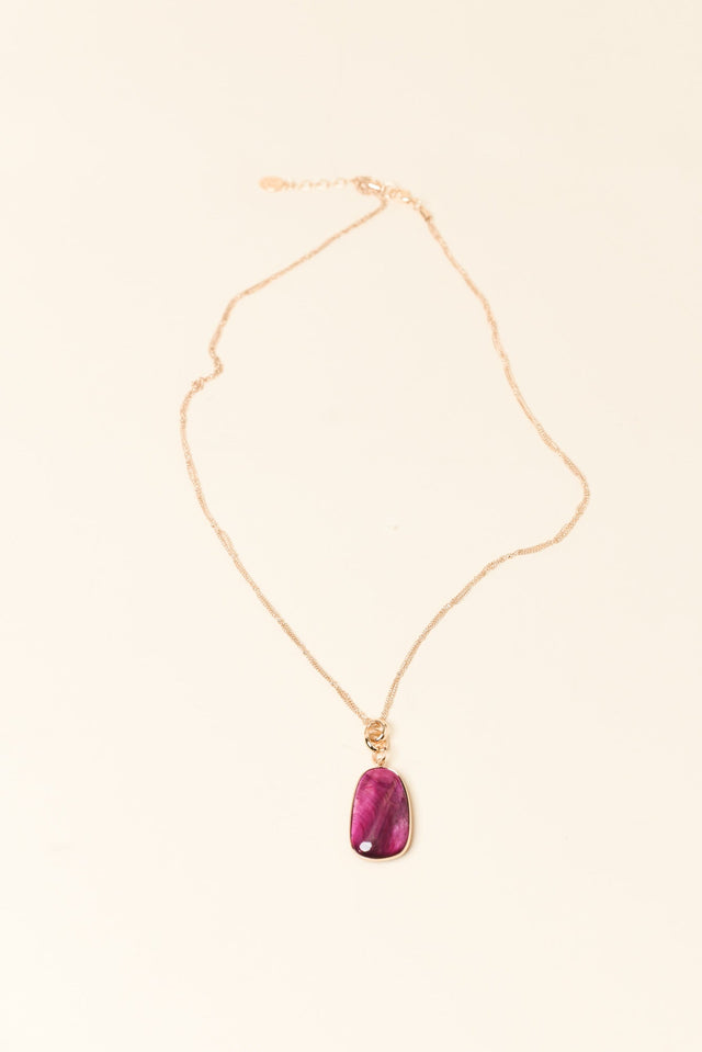 Fable Pink Pendant Necklace image 1