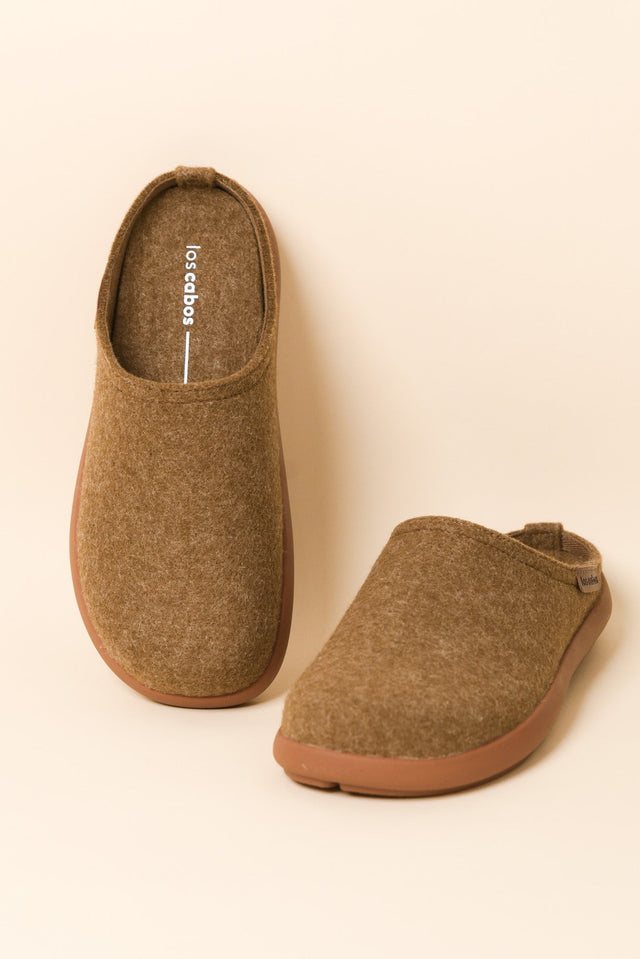Felton Camel Wool Mule image 2