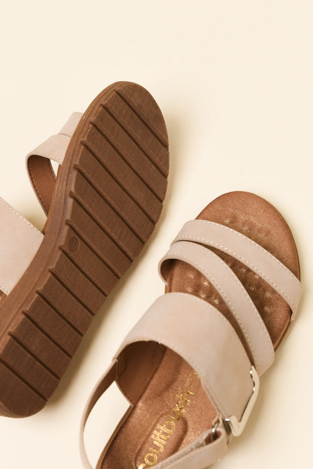 Flinders Beige Velcro Sandal image 3