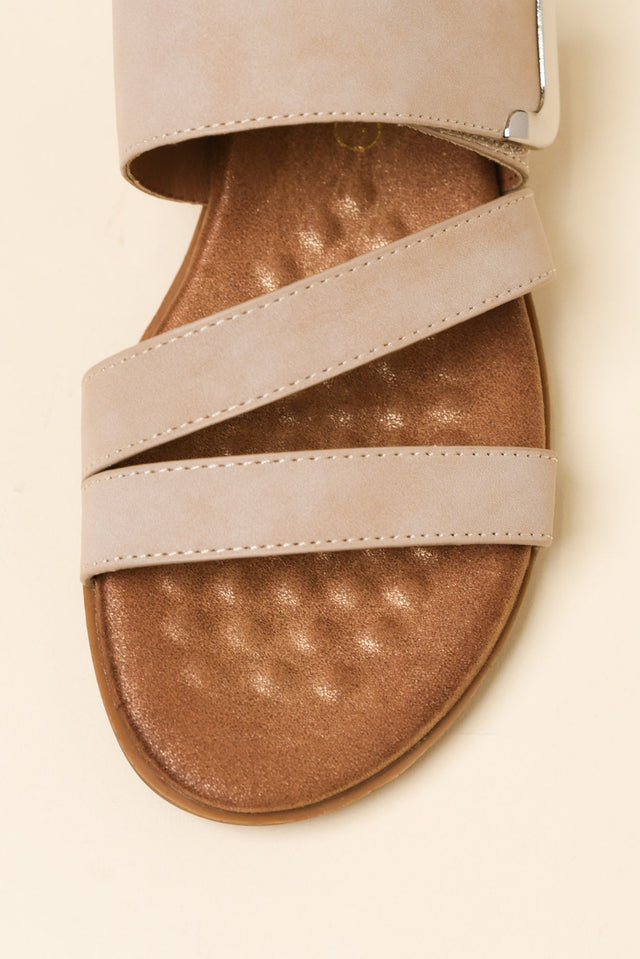 Flinders Beige Velcro Sandal image 5