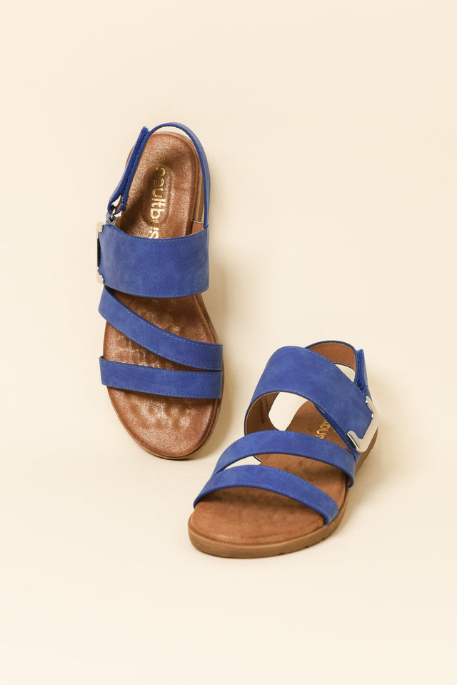 Flinders Blue Velcro Sandal image 2