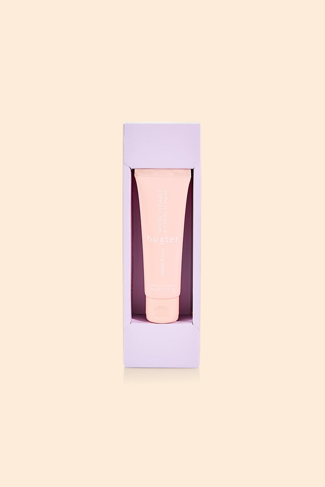 French Pear Mauve Flower Hand Cream 50ml Gift Box image 2