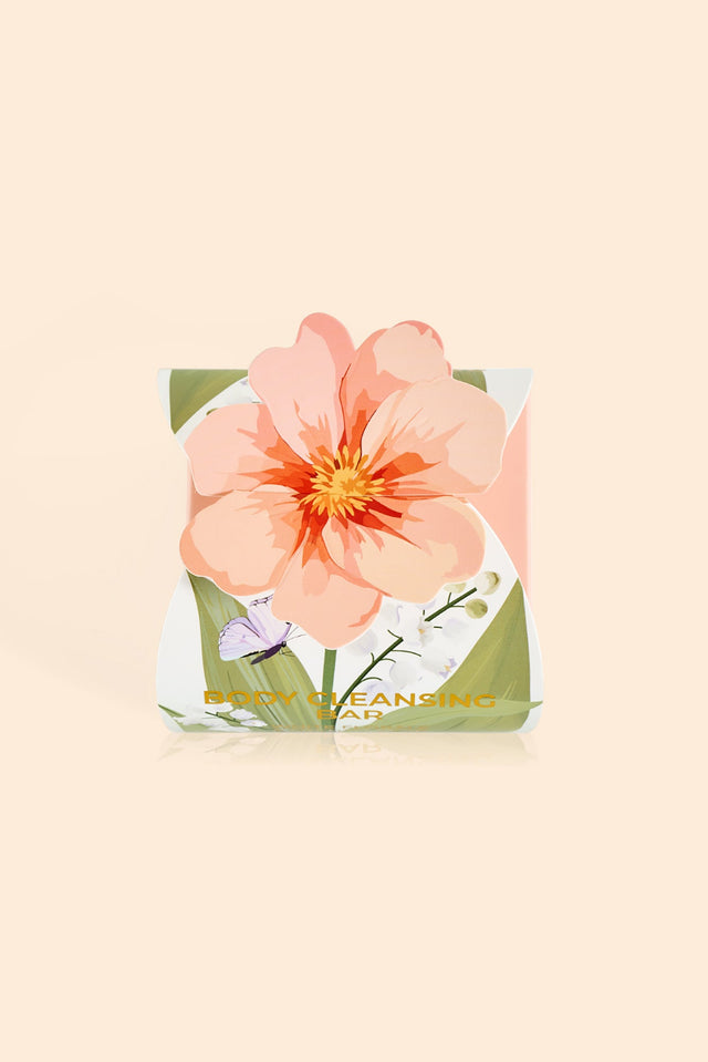 French Pear Peach Flower Body Bar Gift Box image 3