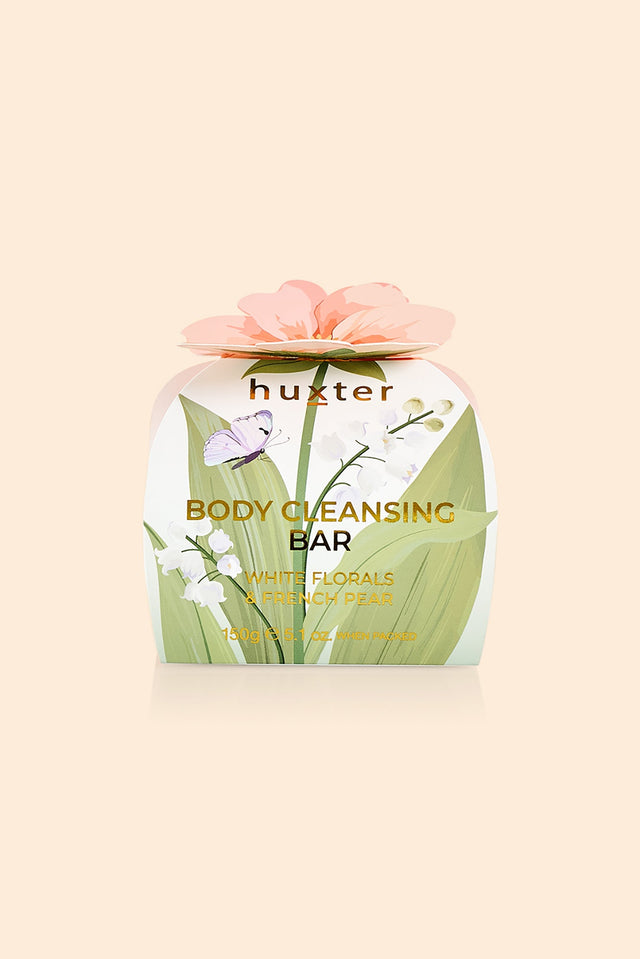 French Pear Peach Flower Body Bar Gift Box image 2