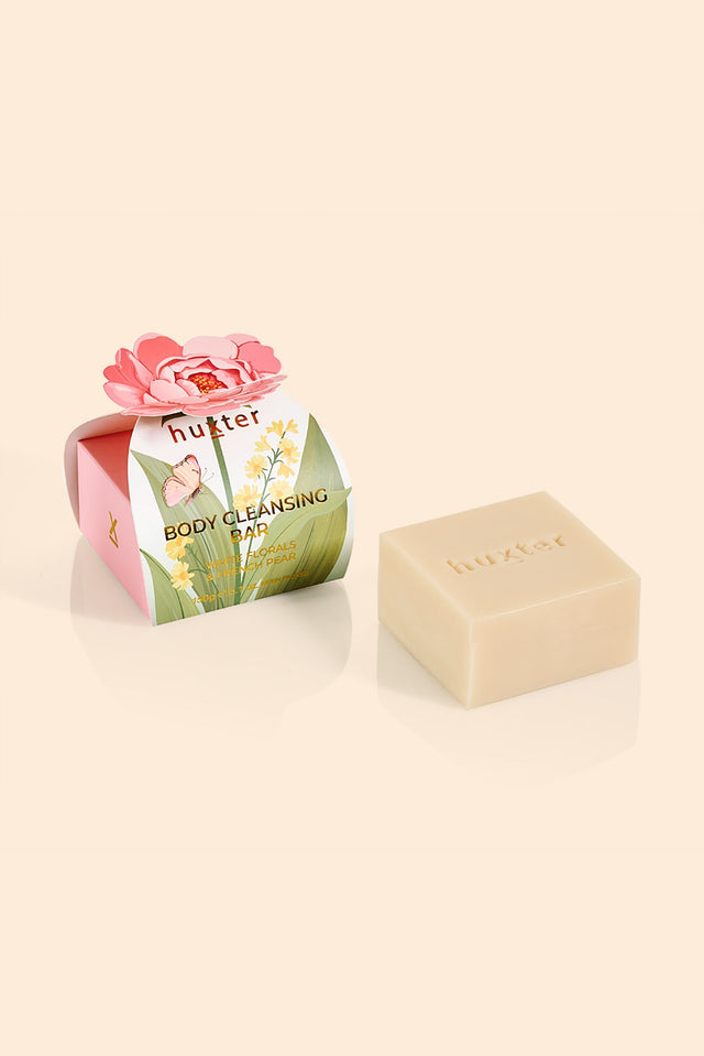 French Pear Pink Flower Body Bar Gift Box image 1