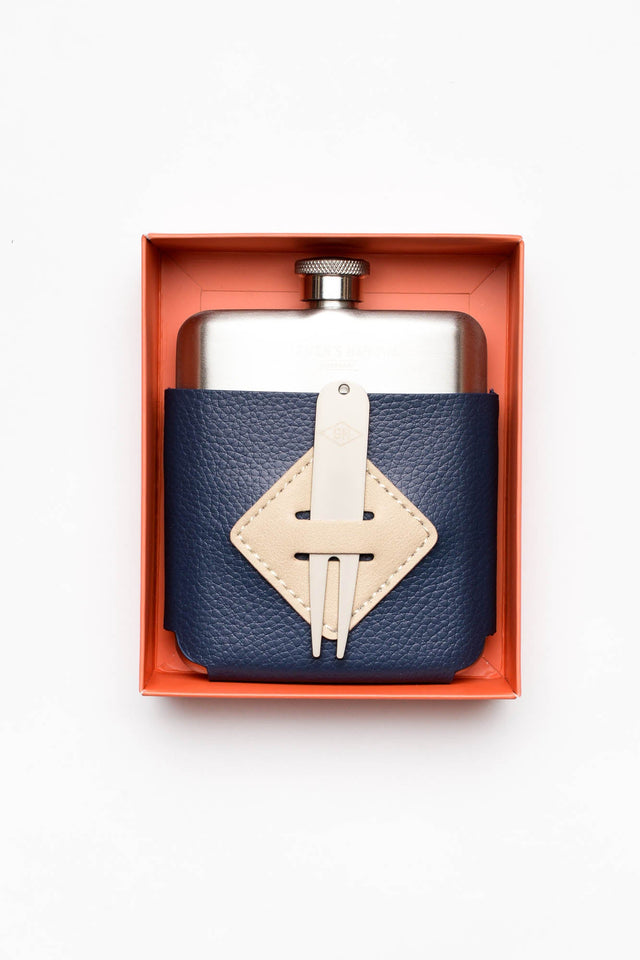 Golfer's Hip Flask & Divot Tool Set image 2