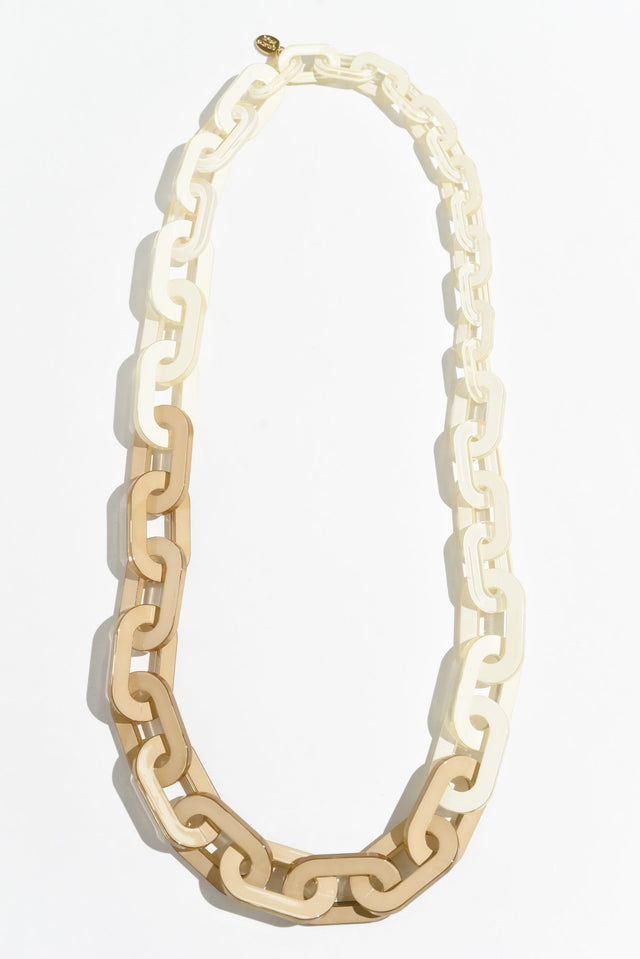 Hanoi Beige Linked Necklace image 1