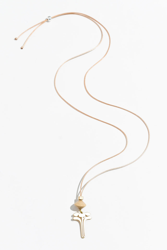 Hatia Gold Flower Pendant Necklace image 1