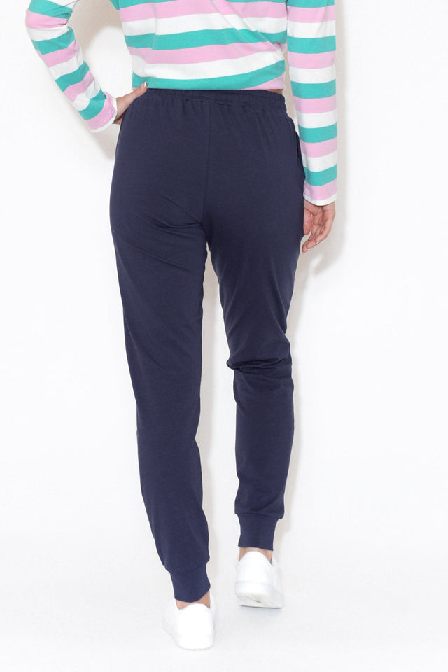 Heidi Navy Cuffed Jogger Pants image 5