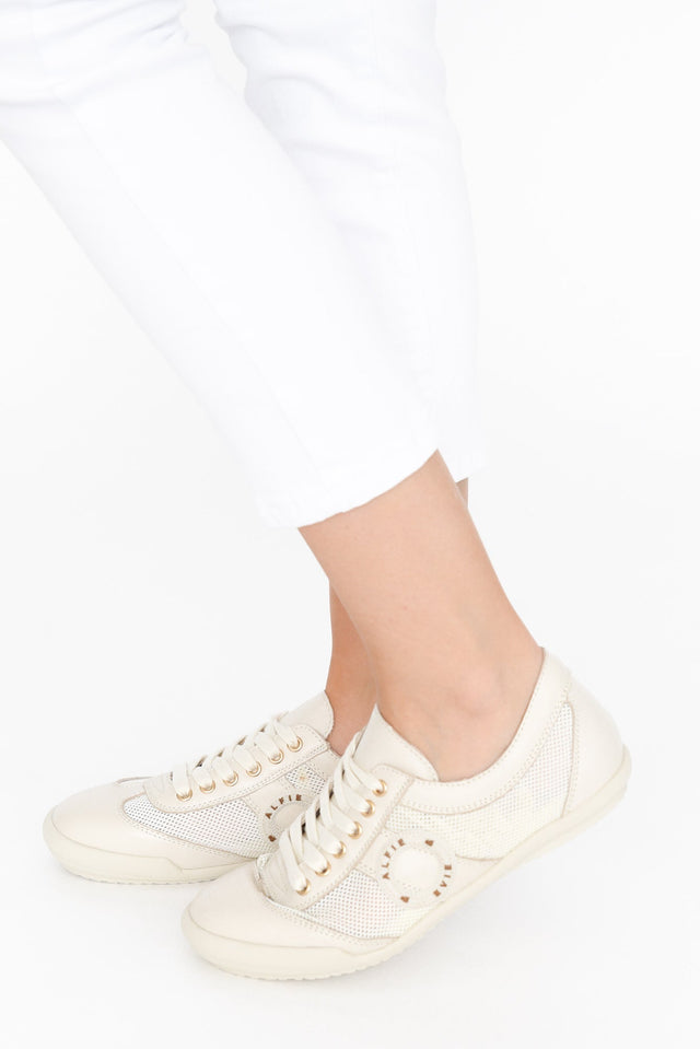Jamie Cream Mesh Sneaker image 6